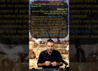 Bits of Torah Truths – Torah Concept in the NT: Cast the Beam out of Your Own Eye – Episode 348