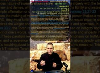 Bits of Torah Truths – Torah Concept in the NT: Let Conversation be Yes or No – Episode 482