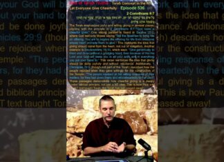 Bits of Torah Truths – Torah Concept in the NT: Let Everyone Give Cheerfully – Episode 536