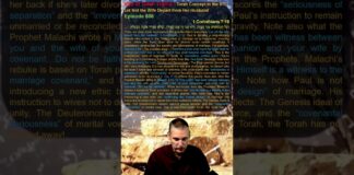 Bits of Torah Truths – Torah Concept in the NT: Let Not the Wife Depart from Her Husband – Episode 586