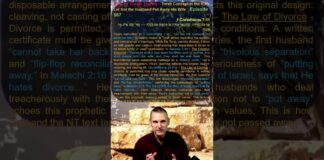 Bits of Torah Truths – Torah Concept in the NT: Let Not the Husband Put Away His Wife – Episode 587