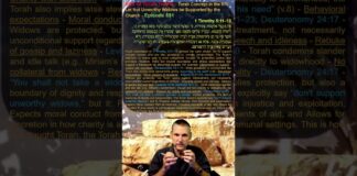 Bits of Torah Truths – Torah Concept in the NT: Let Not Unworthy Widows be Supported by the Church – Episode 591