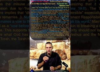 Bits of Torah Truths – Torah Concept in the NT: Let not Man put the Married Apart – Episode 581