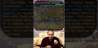 Bits of Torah Truths – Torah Concept in the NT: Let Us Not Envy One Another – Episode 607