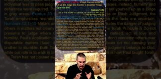 Bits of Torah Truths – #Torah Concept in the NT: Let Us Not Judge One Another in Doubtful Things – Episode 640