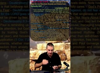 Bits of Torah Truths – #Torah Concept in the NT: Ways to Live Free from Anxiety and Undue Care – Episode 643