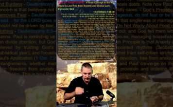 Bits of Torah Truths – #Torah Concept in the NT: Ways to Live Free from Anxiety and Undue Care – Episode 643