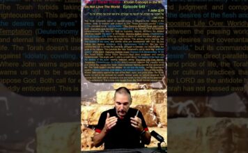 Bits of Torah Truths – #Torah Concept in the NT: Do Not Love the World – Episode 649