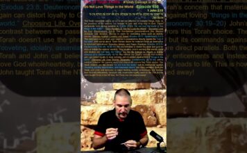 Bits of Torah Truths – #Torah Concept in the NT: Do Not Love Things in the World – Episode 650