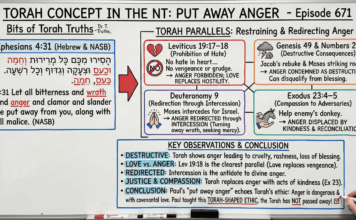 Bits of Torah Truths – #Torah Concept in the NT: Put Away Anger – Episode 671