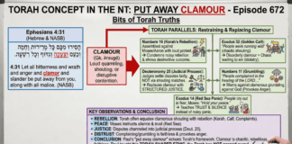 Bits of Torah Truths – #Torah Concept in the NT: Put Away Clamor – Episode 672
