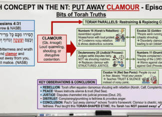 Bits of Torah Truths – #Torah Concept in the NT: Put Away Clamor – Episode 672