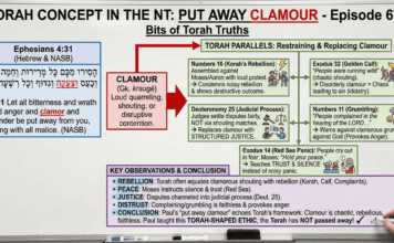 Bits of Torah Truths – #Torah Concept in the NT: Put Away Clamor – Episode 672