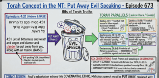 Bits of Torah Truths – #Torah Concept in the NT: Put Away Evil Speaking – Episode 673