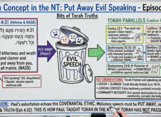 Bits of Torah Truths – #Torah Concept in the NT: Put Away Evil Speaking – Episode 673
