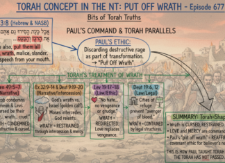 Bits of Torah Truths – #Torah Concept in the NT: Put Off Wrath – Episode 677