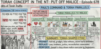 Bits of Torah Truths – #Torah Concept in the NT: Put Off Malice – Episode 678