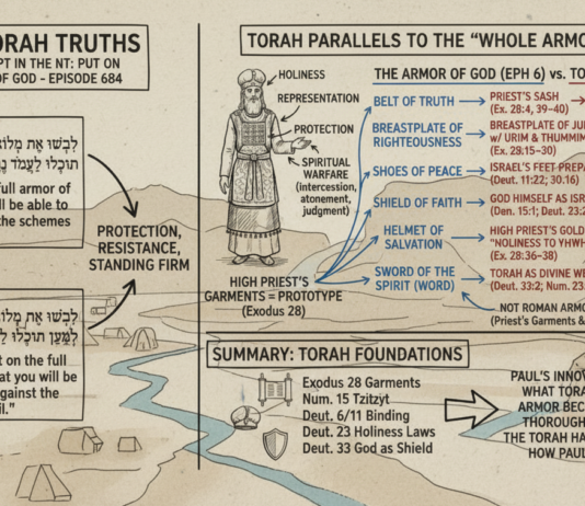 Bits of Torah Truths – #Torah Concept in the NT: Put On Whole Armor of God – Episode 684