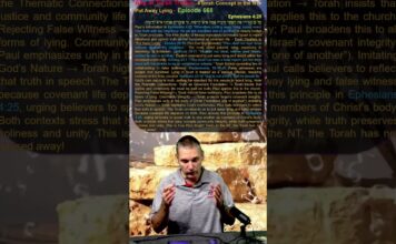 Bits of Torah Truths – #Torah Concept in the NT: Put Away Lying – Episode 668