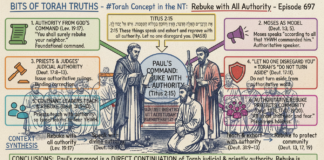 Bits of Torah Truths – #Torah Concept in the NT: Rebuke with All Authority – Episode 697