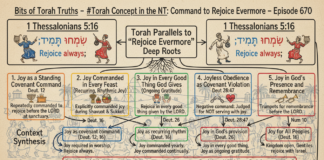 Bits of Torah Truths – #Torah Concept in the NT: Command to Rejoice Evermore – Episode 700