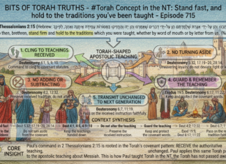 Bits of Torah Truths – #Torah Concept in the NT: Stand fast-hold to the traditions you’ve been taught – Episode 715