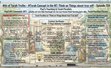 Bits of Torah Truths – #Torah Concept in the NT: Think on Things about True Self – Episode 724