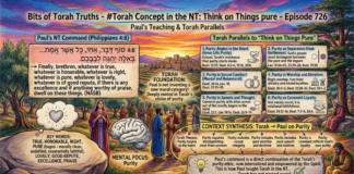 Bits of Torah Truths – #Torah Concept in the NT: Think on Things pure – Episode 726