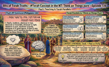 Bits of Torah Truths – #Torah Concept in the NT: Think on Things pure – Episode 726
