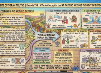 Bits of Torah Truths – #Torah Concept in the NT: Take No Anxious Thought of Defense – Episode 738