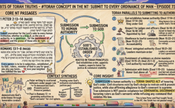 Bits of Torah Truths – #Torah Concept in the NT: Submit to Every Ordinance of Man – Episode 733