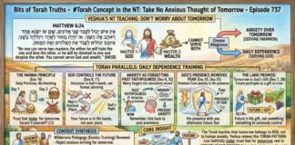 Bits of Torah Truths – #Torah Concept in the NT: Take No Anxious Thought of Tomorrow – Episode 737
