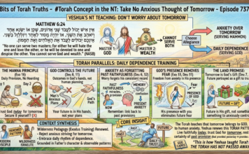 Bits of Torah Truths – #Torah Concept in the NT: Take No Anxious Thought of Tomorrow – Episode 737