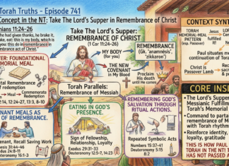 Bits of Torah Truths – #Torah Concept in the NT: Take The Lord’s Supper in Remembrance of Christ – Episode 741