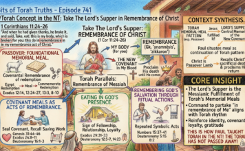 Bits of Torah Truths – #Torah Concept in the NT: Take The Lord’s Supper in Remembrance of Christ – Episode 741