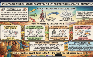 Bits of Torah Truths – #Torah Concept in the NT: Take the Shield of Faith – Episode 742