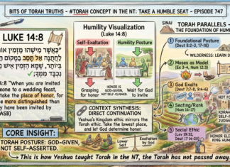 Bits of Torah Truths – #Torah Concept in the NT: Take a humble seat – Episode 747