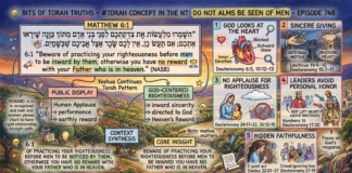 Bits of Torah Truths – #Torah Concept in the NT: Take Heed that you do not alms be seen of men – Episode 748