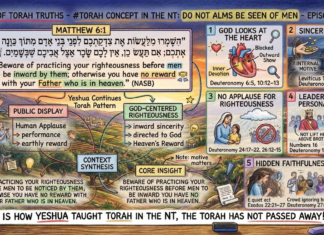Bits of Torah Truths – #Torah Concept in the NT: Take Heed that you do not alms be seen of men – Episode 748