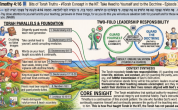Bits of Torah Truths – #Torah Concept in the NT: Take Heed to Yourself and to the Doctrine – Episode 764