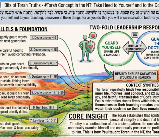 Bits of Torah Truths – #Torah Concept in the NT: Take Heed to Yourself and to the Doctrine – Episode 764