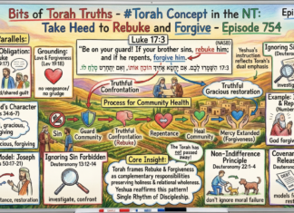 Bits of Torah Truths – #Torah Concept in the NT: Take Heed to Rebuke and Forgive – Episode 754