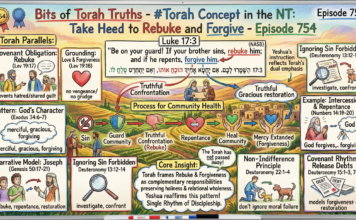 Bits of Torah Truths – #Torah Concept in the NT: Take Heed to Rebuke and Forgive – Episode 754