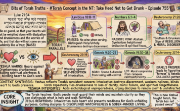 Bits of Torah Truths – #Torah Concept in the NT: Take Heed Not to Get Drunk – Episode 755