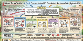Bits of Torah Truths – #Torah Concept in the NT: Take Heed Not to surfeit – Episode 756