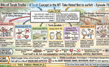 Bits of Torah Truths – #Torah Concept in the NT: Take Heed Not to surfeit – Episode 756