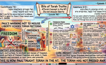 Bits of Torah Truths – #Torah Concept in the NT: Do not misuse liberty – Episode 760