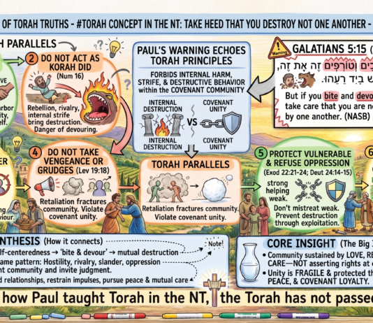 Bits of Torah Truths – #Torah Concept in the NT: Take Heed That you destroy not one another – Episode 763