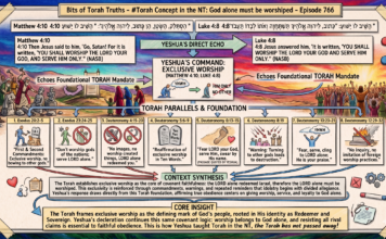 Bits of Torah Truths – #Torah Concept in the NT: God alone must be worshiped – Episode 766