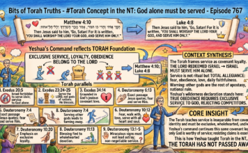 Bits of Torah Truths – #Torah Concept in the NT: God alone must be served – Episode 767